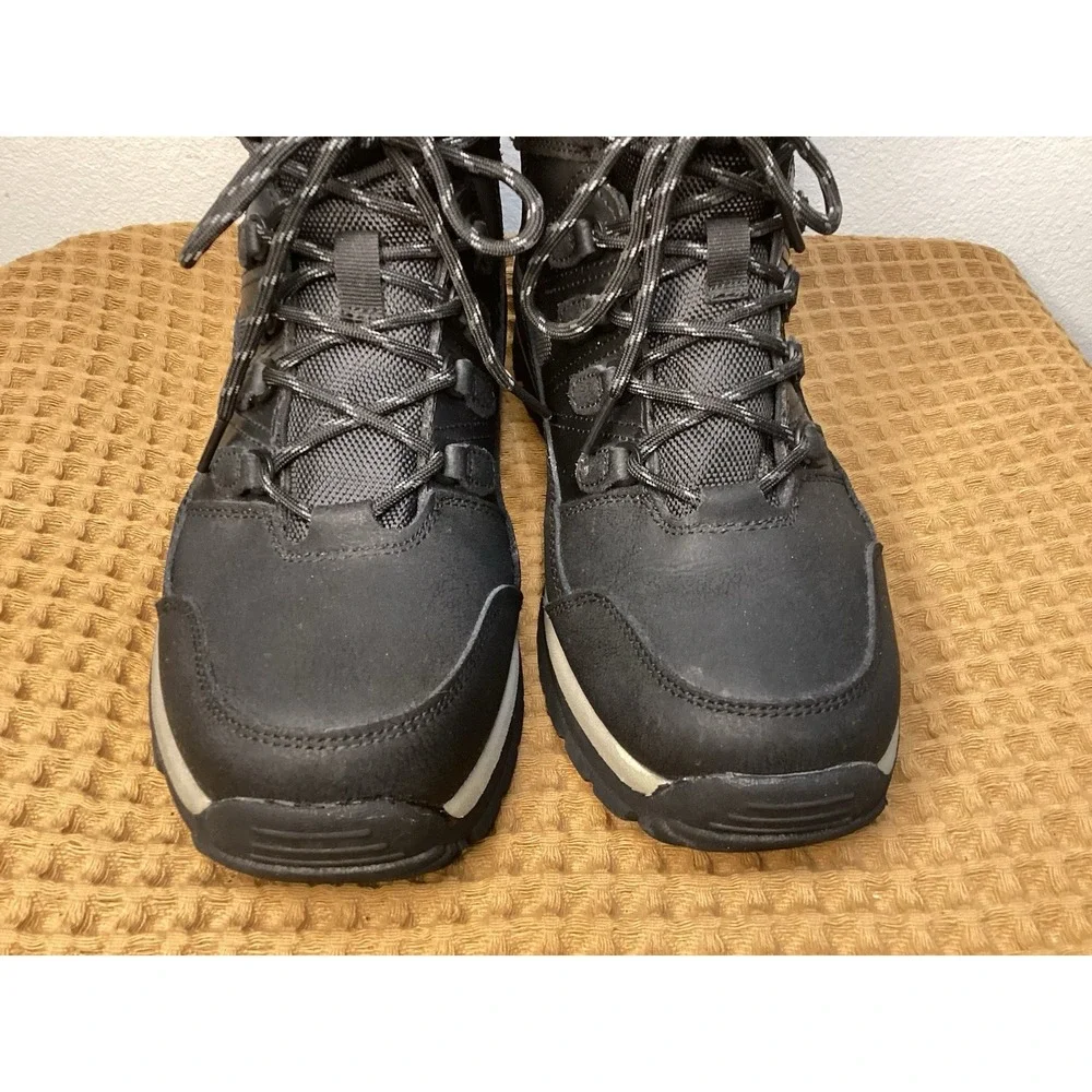 All in Motion Waterproof Winter Boots Black Men's Size 8 Thermolite Lace Zipper